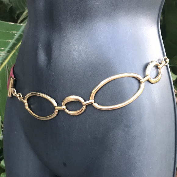 Suede and chain belt - Picture 2 of 8